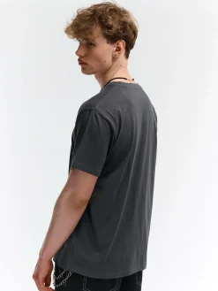 GATE Bawełniana koszulka z nadrukiem| Koszulki·Koszulki ☀️|Koszulki·Koszulki Z Nadrukiem