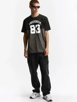 GATE Bawełniana koszulka z nadrukiem| Koszulki·Koszulki ☀️|Koszulki·Koszulki Z Nadrukiem