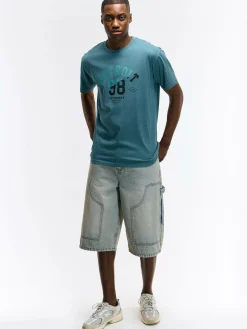 GATE Bawełniana koszulka z nadrukiem| Koszulki·Koszulki ☀️|Koszulki·Koszulki Z Nadrukiem