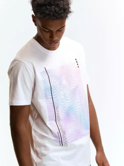 GATE Bawełniana koszulka z nadrukiem| Koszulki·Koszulki ☀️|Koszulki·Koszulki Z Nadrukiem