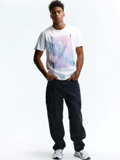 GATE Bawełniana koszulka z nadrukiem| Koszulki·Koszulki ☀️|Koszulki·Koszulki Z Nadrukiem