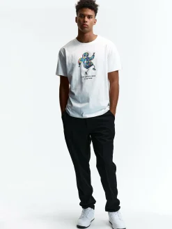 GATE Bawełniana koszulka z nadrukiem| Koszulki·Koszulki ☀️|Koszulki·Koszulki Z Nadrukiem