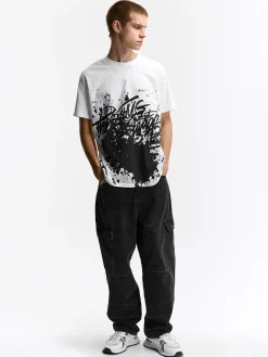 GATE Bawełniana koszulka z nadrukiem| Koszulki·Koszulki ☀️|Koszulki·Koszulki Z Nadrukiem