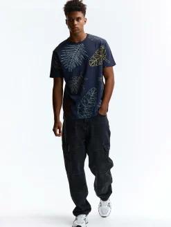 GATE Bawełniana koszulka z nadrukiem| Koszulki·Koszulki ☀️|Koszulki·Koszulki Z Nadrukiem