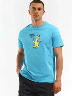 GATE Bawełniana koszulka z nadrukiem| Koszulki·Koszulki ☀️|Koszulki·Koszulki Z Nadrukiem