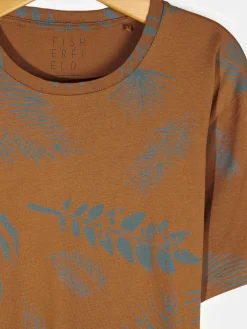 GATE Bawełniana koszulka z nadrukiem| Koszulki·Koszulki ☀️|Koszulki·Koszulki Z Nadrukiem