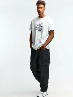 GATE Bawełniana koszulka z nadrukiem| Koszulki·Koszulki ☀️|Koszulki·Koszulki Z Nadrukiem