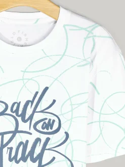 GATE Bawełniana koszulka z nadrukiem| Koszulki·Koszulki ☀️|Koszulki·Koszulki Z Nadrukiem