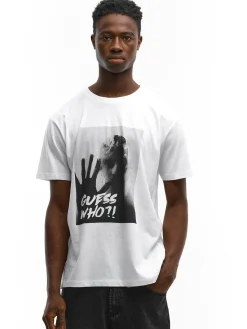 GATE Bawełniana koszulka z nadrukiem| Koszulki·Koszulki ☀️|Koszulki·Koszulki Z Nadrukiem