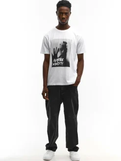 GATE Bawełniana koszulka z nadrukiem| Koszulki·Koszulki ☀️|Koszulki·Koszulki Z Nadrukiem