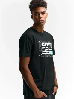 GATE Bawełniana koszulka z nadrukiem| Koszulki·Koszulki ☀️|Koszulki·Koszulki Z Nadrukiem