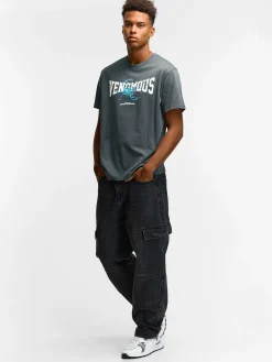 GATE Bawełniana koszulka z nadrukiem| Koszulki·Koszulki ☀️|Koszulki·Koszulki Z Nadrukiem