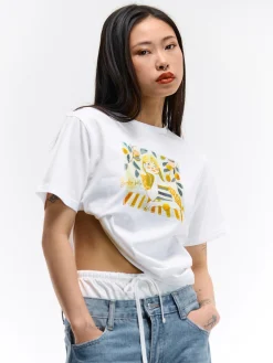 GATE Bawełniana koszulka z nadrukiem| Koszulki I Topy·Koszulki Z Nadrukiem|Koszulki I Topy·Koszulki