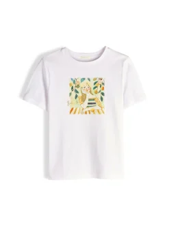 GATE Bawełniana koszulka z nadrukiem| Koszulki I Topy·Koszulki Z Nadrukiem|Koszulki I Topy·Koszulki