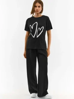 GATE Bawełniana koszulka z nadrukiem| Koszulki I Topy·Koszulki Z Nadrukiem|Koszulki I Topy·Koszulki