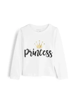 GATE Bawełniana koszulka z nadrukiem|Dzieci Dziewczynki·Koszulki I Topy