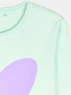 GATE Bawełniana koszulka z nadrukiem|Dzieci Dziewczynki·Koszulki I Topy