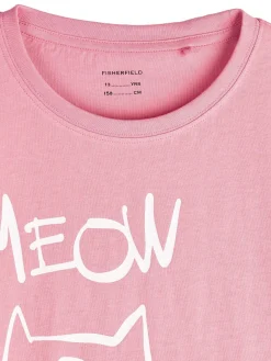 GATE Bawełniana koszulka z nadrukiem|Dzieci Dziewczynki·Koszulki I Topy