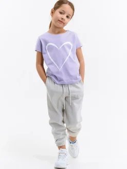 GATE Bawełniana koszulka z nadrukiem|Dzieci Dziewczynki·Koszulki I Topy