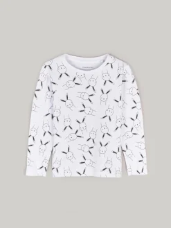 GATE Bawełniana koszulka z nadrukiem|Dzieci Dziewczynki·Koszulki I Topy