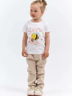 GATE Bawełniana koszulka z nadrukiem|Dzieci Dziewczynki·Koszulki I Topy