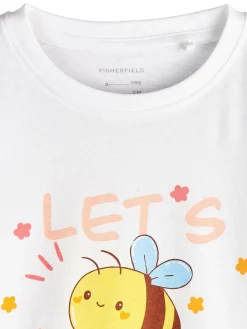 GATE Bawełniana koszulka z nadrukiem|Dzieci Dziewczynki·Koszulki I Topy