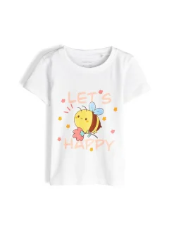 GATE Bawełniana koszulka z nadrukiem|Dzieci Dziewczynki·Koszulki I Topy