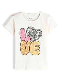 GATE Bawełniana koszulka z nadrukiem|Dzieci Dziewczynki·Koszulki I Topy