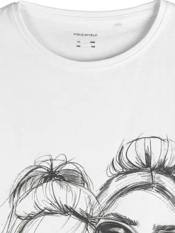 GATE Bawełniana koszulka z nadrukiem|Dzieci Dziewczynki·Koszulki I Topy