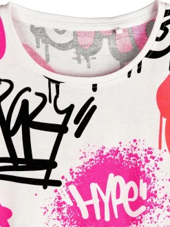 GATE Bawełniana koszulka z nadrukiem|Dzieci Dziewczynki·Koszulki I Topy