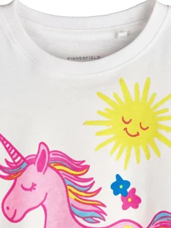 GATE Bawełniana koszulka z nadrukiem|Dzieci Dziewczynki·Koszulki I Topy