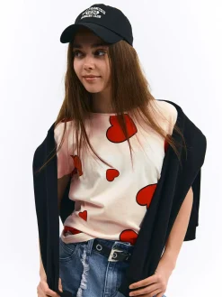 GATE Bawełniana koszulka z nadrukiem|Dzieci Dziewczynki·Koszulki I Topy