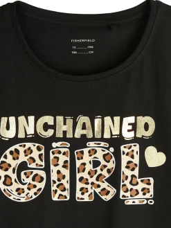 GATE Bawełniana koszulka z nadrukiem|Dzieci Dziewczynki·Koszulki I Topy