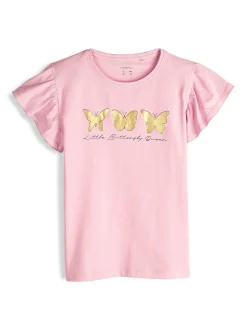 GATE Bawełniana koszulka z nadrukiem|Dzieci Dziewczynki·Koszulki I Topy