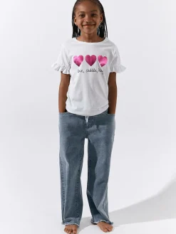 GATE Bawełniana koszulka z nadrukiem|Dzieci Dziewczynki·Koszulki I Topy