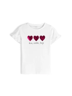 GATE Bawełniana koszulka z nadrukiem|Dzieci Dziewczynki·Koszulki I Topy