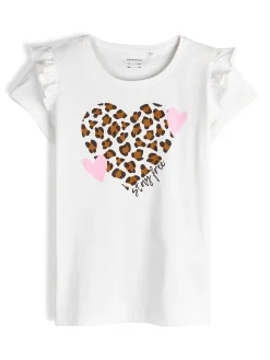 GATE Bawełniana koszulka z nadrukiem|Dzieci Dziewczynki·Koszulki I Topy