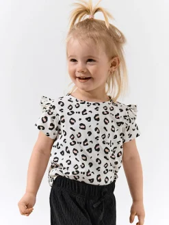 GATE Bawełniana koszulka z nadrukiem|Dzieci Dziewczynki·Koszulki I Topy