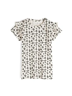 GATE Bawełniana koszulka z nadrukiem|Dzieci Dziewczynki·Koszulki I Topy