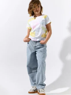 GATE Bawełniana koszulka z nadrukiem|Dzieci Dziewczynki·Koszulki I Topy