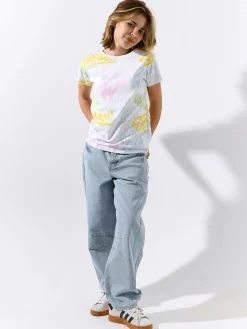 GATE Bawełniana koszulka z nadrukiem|Dzieci Dziewczynki·Koszulki I Topy