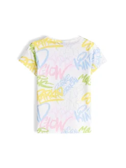 GATE Bawełniana koszulka z nadrukiem|Dzieci Dziewczynki·Koszulki I Topy