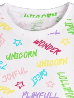 GATE Bawełniana koszulka z nadrukiem|Dzieci Dziewczynki·Koszulki I Topy