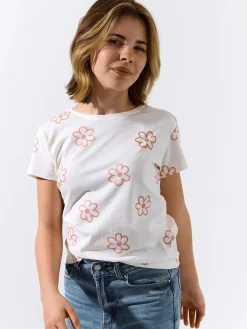 GATE Bawełniana koszulka z nadrukiem|Dzieci Dziewczynki·Koszulki I Topy