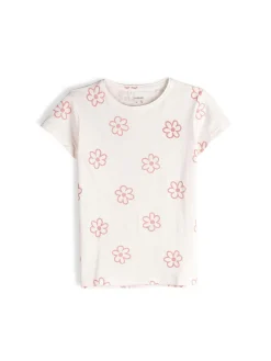 GATE Bawełniana koszulka z nadrukiem|Dzieci Dziewczynki·Koszulki I Topy