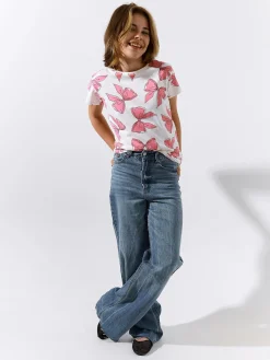 GATE Bawełniana koszulka z nadrukiem|Dzieci Dziewczynki·Koszulki I Topy