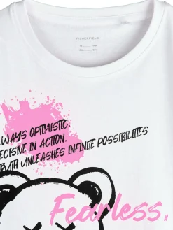 GATE Bawełniana koszulka z nadrukiem|Dzieci Dziewczynki·Koszulki I Topy