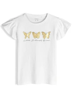 GATE Bawełniana koszulka z nadrukiem|Dzieci Dziewczynki·Koszulki I Topy