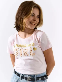 GATE Bawełniana koszulka z nadrukiem|Dzieci Dziewczynki·Koszulki I Topy