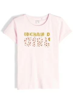 GATE Bawełniana koszulka z nadrukiem|Dzieci Dziewczynki·Koszulki I Topy